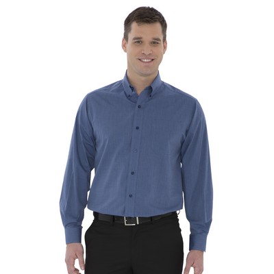 Coal Harbour® Textured Crosshatch Woven Shirt