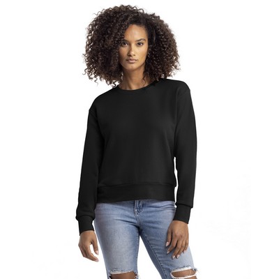 Next Level® Women's Laguna Sueded Crewneck Sweatshirt