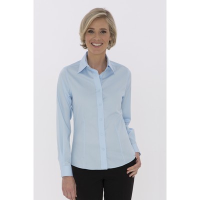 Coal Harbour® Non-iron 100% Cotton Twill Ladies' Shirt