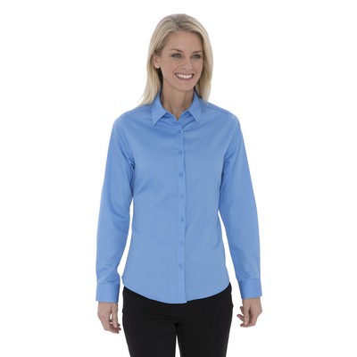 Coal Harbour® Everyday Long Sleeve Woven Ladies' Shirt