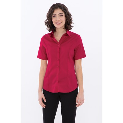 Coal Harbour® Everyday Short Sleeve Woven Ladies' Shirt